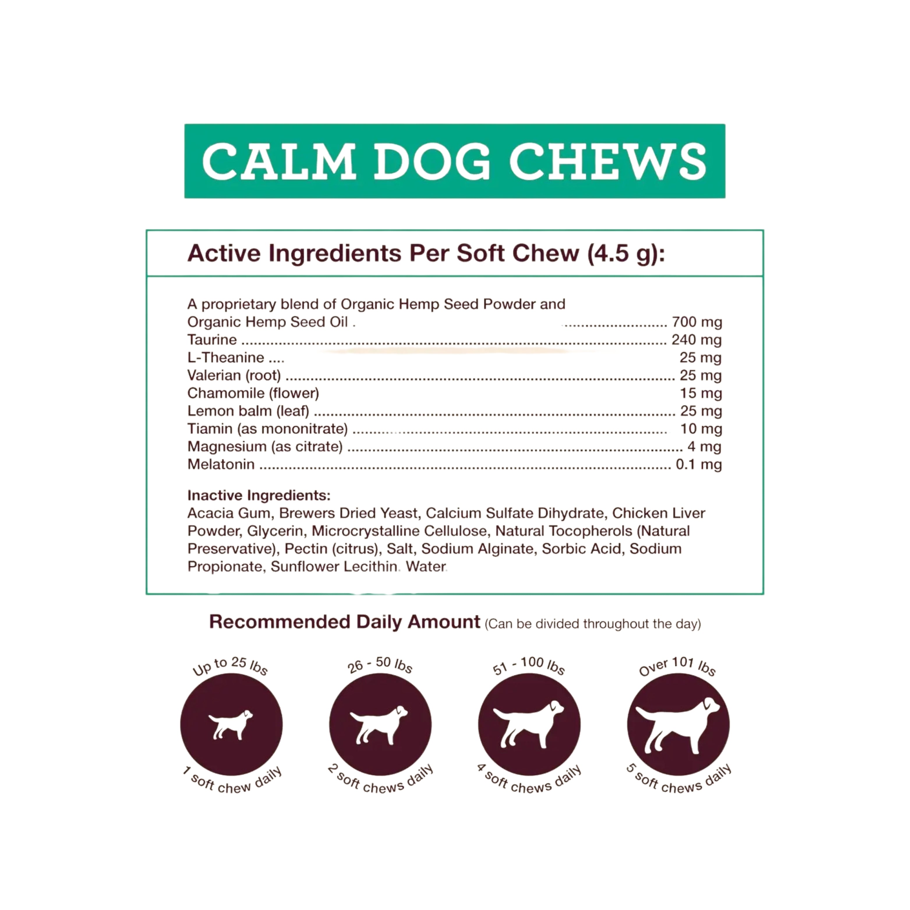 Hemp Well Calm Dog Soft Chews