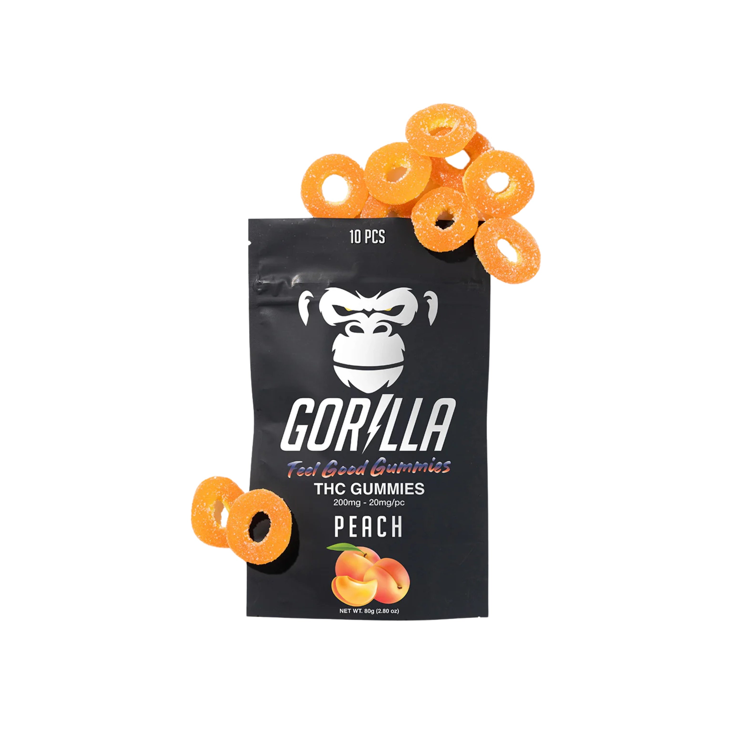 Gorilla 20mg D9 gummies 10pk